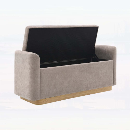 NFusion Nova 49'' Ottoman Bench with Storage for Bedroom End of Bed | Wayfair