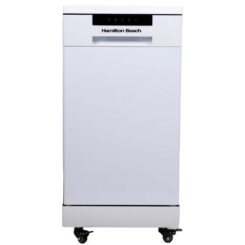 RCA Countertop Built-in 18" Portable Dishwasher in White RDW1809