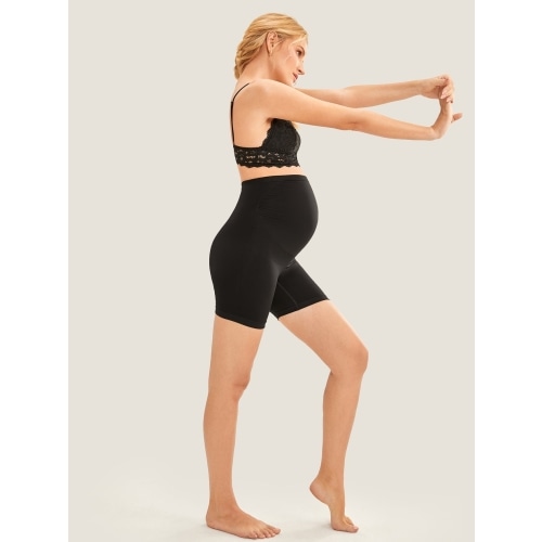 High Waist Shapewear Maternity Shorts|Seamless
