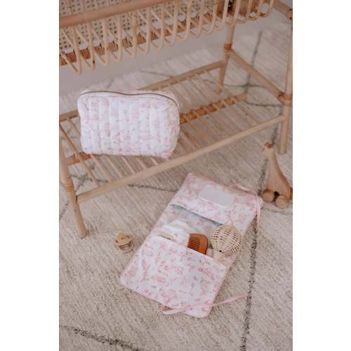Baby Care Gift Set - Toile De Jouy / Pink