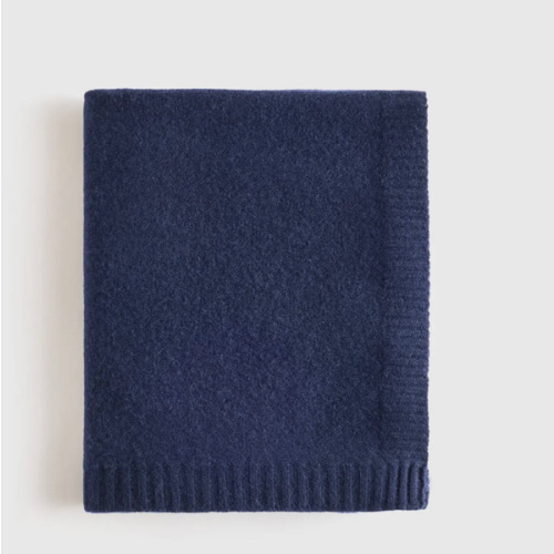Luxe Knit Cashmere Baby Blanket in Minimal Pink