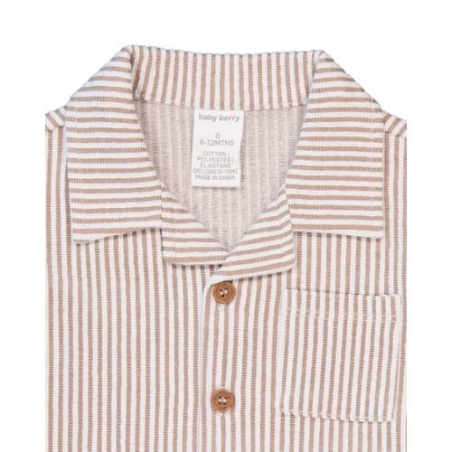 Medium Brown Baby Shirt And Short Set | Best&Less™ Online