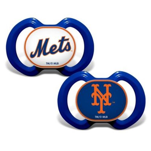 BabyFanatic Officially Licensed Pacifier 2-Pack - MLB New York Mets