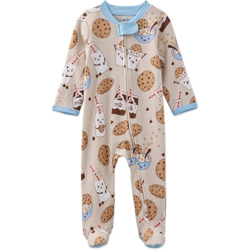 Baby Boys' Scout Sleep & Play 100% Organic Cotton Footed Zip Front Sleeper Pajamas for Baby Boys