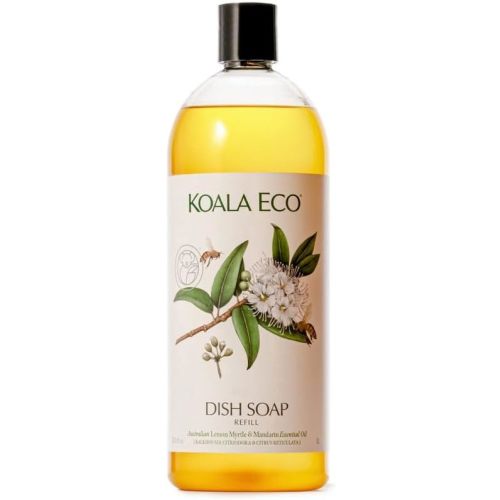 Koala Eco Dish Soap - with Australian Lemon Myrtle & Mandarin Essential Oil - 34oz