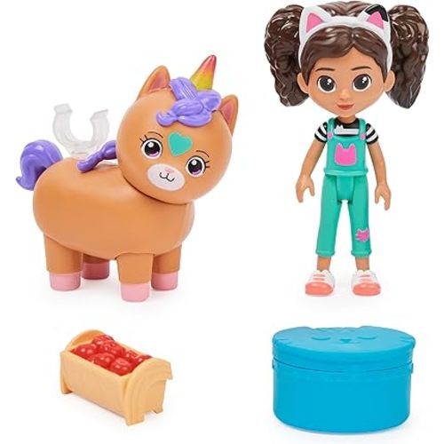 Gabby's Dollhouse, Gabby Girl and Kico the Kittycorn Toy Figures Pack, with Accessories and Surprise Kids Toys for Ages 3 and up