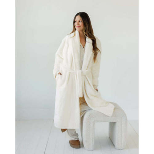 Cream Robe | Minky Couture
