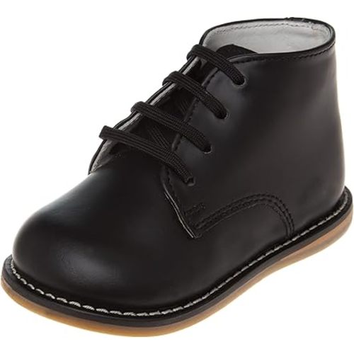 Josmo Logan Boys Lace-Up Formal Shoes Classic Booties For Baby Boy Sizes 2-4 Infant 5-7.5 Toddler