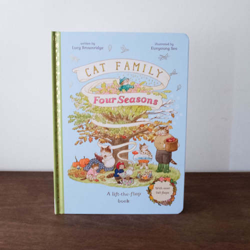 Cat Family Four Seasons Book