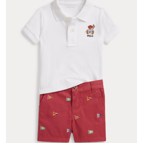 Polo Bear Soft Cotton Polo Shirt & Short