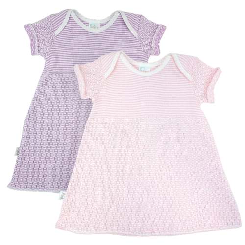 Paty Knit Solid Color Overlap Shoulder Dress