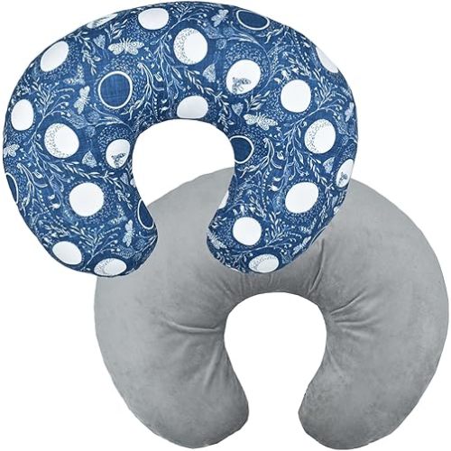 Winmany Baby Nursing Pillow Cover Newborn Removable Breastfeeding Pillowcover Cute Pattern Girls Boys Nursing Pillowcase for Breast and Bottole Feeding