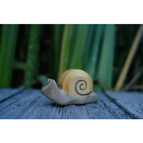 HolzWald Handmade Wooden Snail