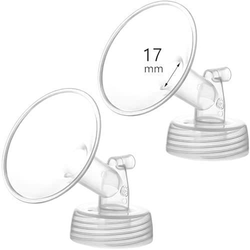17mm Flange Compatible with Spectra S1 S2 9 Plus Synergy Gold Breastpump Replacement to Spectra Pump Parts and Flange; Not Original; Replaces Shield