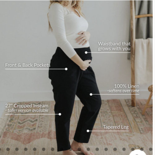 Everyday Transitional Smocked Linen Pant – EMME