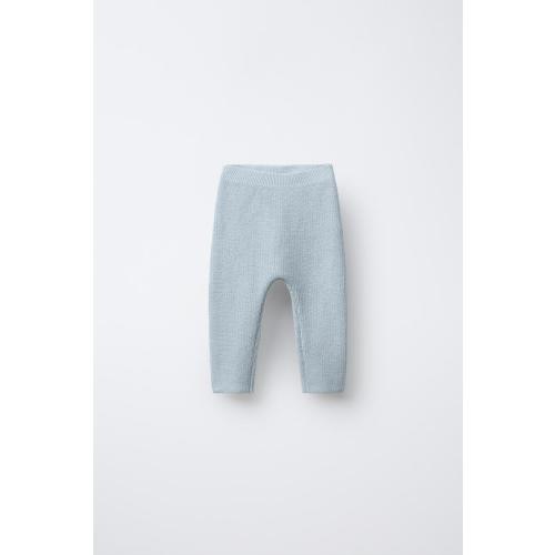 PEARL KNIT PANTS - Sky blue | ZARA United States