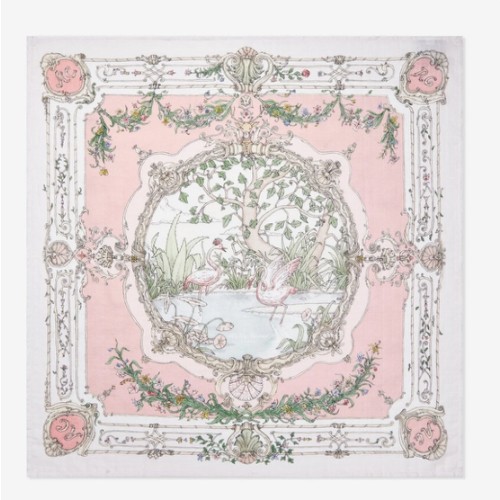 Atelier Choux Baby Girls Tapestry Swaddle in Pink (100cm) | Childsplay Clothing