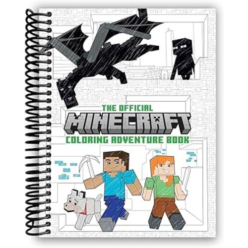 The Official Minecraft Coloring Adventures Book: Create, Explore, Color!: For Young Artists and Kids 5-10 (Gaming) [Spiral-bound] Insight Editions