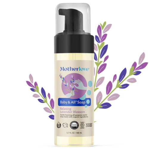 Baby & All Non-Toxic Foaming Castile Soap - Relaxing Lavender Blossom – Motherlove Herbal Company
