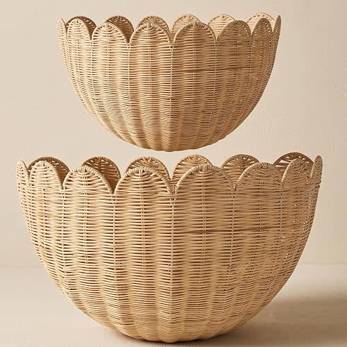 Scalloped Wall Basket