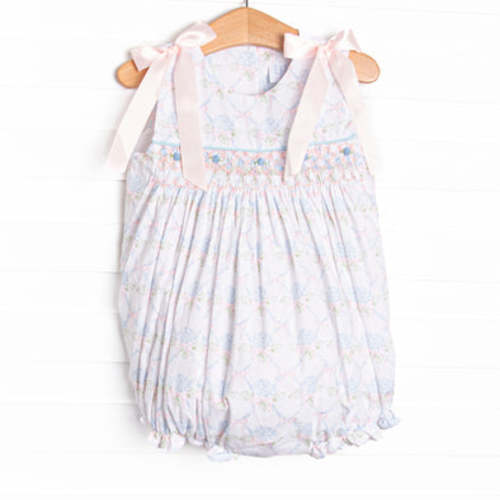 Bleu: Callaway Smocked Bubble, Blue – Stitchy Fish
