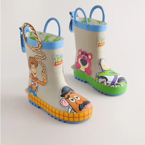Buy Neutral Toy Story Handle Wellies from Next USA