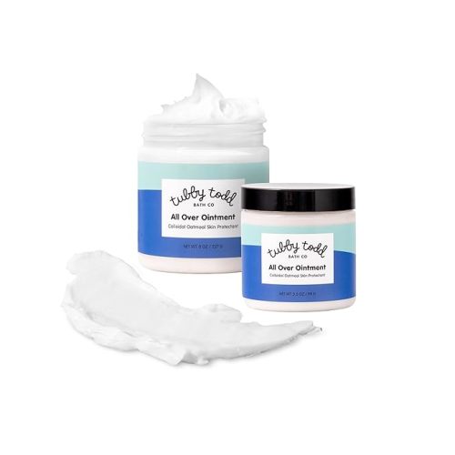 TUBBY TODD All Over Ointment - Baby Eczema Cream - Everyday Multi-Purpose Baby Skin Relief Cream - Sensitive Skin, Dry Skin & Irritation - Steroid & Gluten Free - Lavender Rosemary, 2 Pack 3.5oz & 8oz