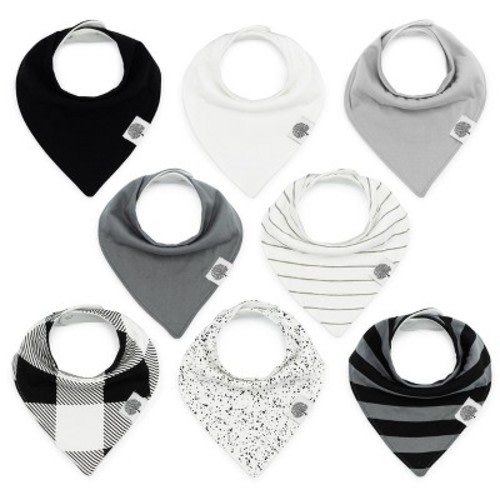 Parker Baby Co. Bandana Drool Bibs 8 Pack, Color: Lunar