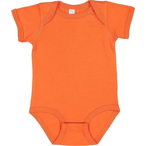 RABBIT SKINS, Baby Soft Fine Jersey Short Sleeve Bodysuit