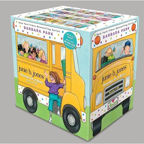 Junie B. Jones Books in a Bus 28-Book Boxed Set: The Complete Collection: Books 1-28 Paperback – July 7, 2015
