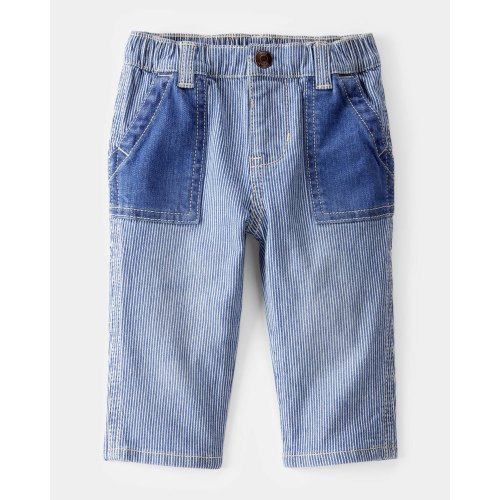 Baby Vintage Inspired Hickory Denim Jeans - Cornwall Wash - OshKosh | Carter's