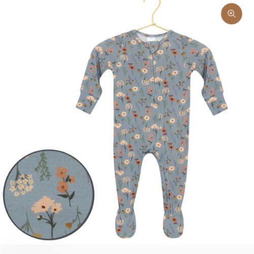 Scarlet Zipper Footies