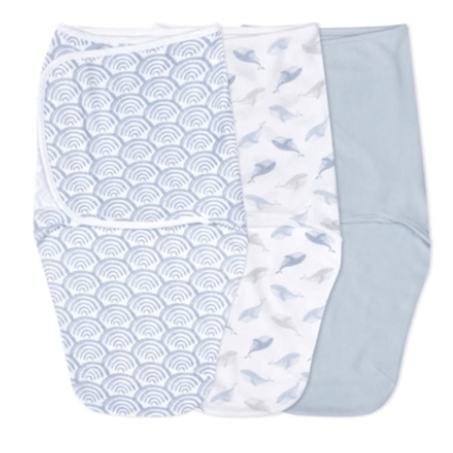 At Sea Easy Swaddle With No Zipper 0-3M | aden + anais