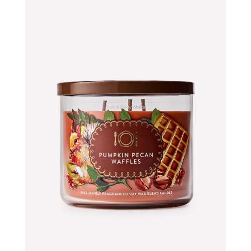 Pumpkin Pecan Waffles 3-Wick Candle
