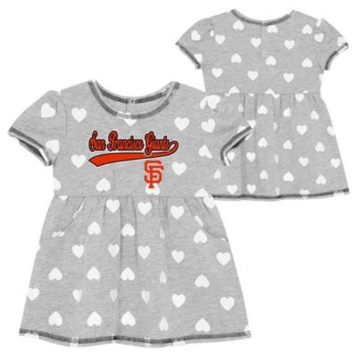 MLB San Francisco Giants Infant Girls Gray Dress - 12M