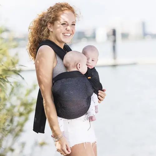 Minimonkey Twin baby carrier Grey | Kidinn