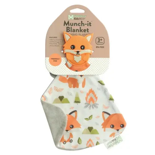 Malarkey Munch-It Blanket Friendly Fox | Baby Bunting AU