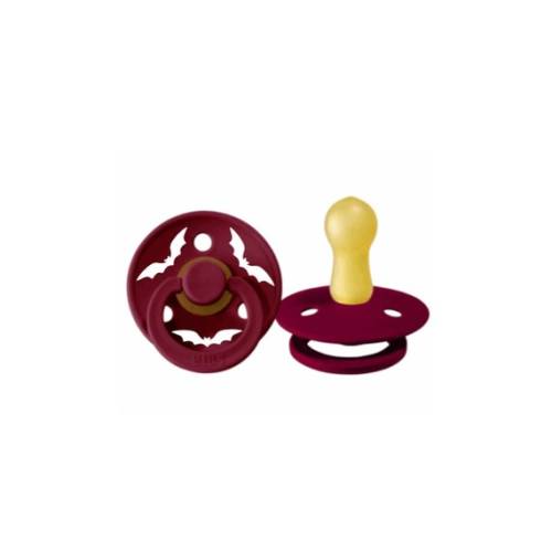 BPA Free Burgundy Wine With Bats Pacifier - Etsy
