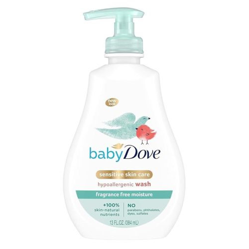 Dove Baby Tip To Toe Wash 13 Ounce Sensitive Pump (384ml) (6 Pack)