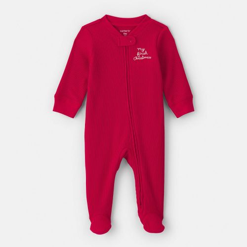 Baby Carter's Christmas One-Piece 2-Way Zip Sleep & Play Pajamas