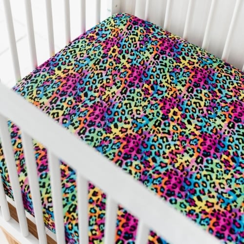 Roarin' Rainbow Crib Sheet