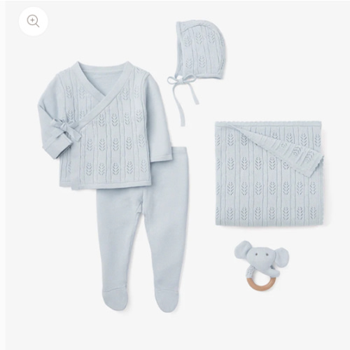 Cloud Blue Baby Layette Set w. box