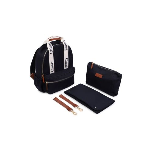 logo-strap changing bag