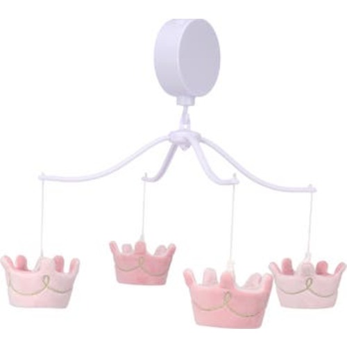 Disney Princesses Crown Musical Baby Crib Mobile Soother Toy