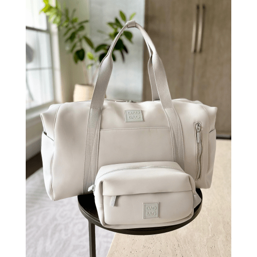 Duffle + Toiletry Bag Cloud Gray Combo