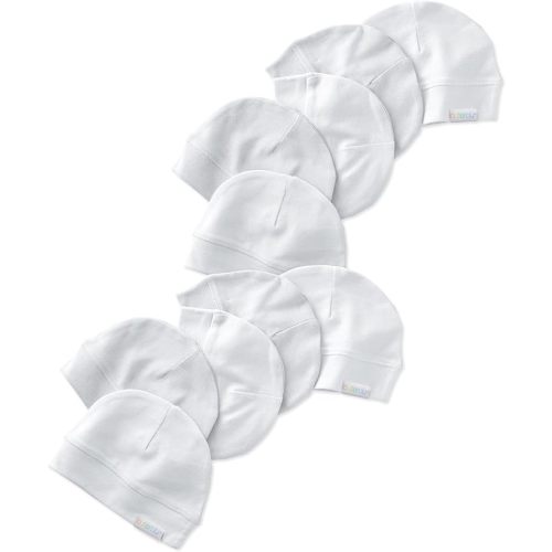 Charlie 10-Pack Baby Hats 100% Organic Cotton Baby Beanies for Newborn, Infant, and Baby Girls, Boys, Unisex