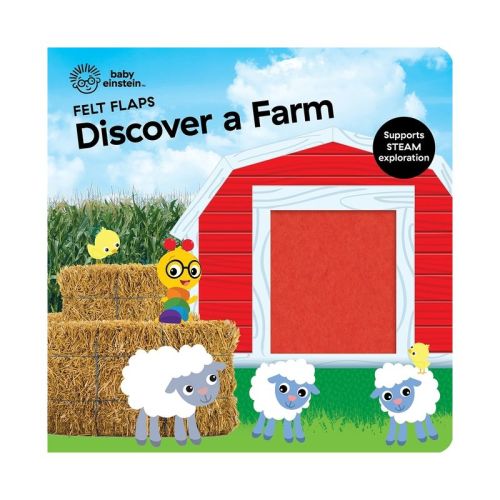 Baby Einstein: Discover a Farm Felt Flaps Book (Board Book)