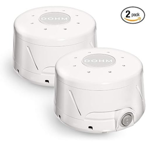 Yogasleep Dohm Classic (2 Pack) The Original White Noise Sound Machine, Soothing Natural Sounds from a Real Fan, Sleep Therapy for Adults & Baby, Noise Cancelling for Office Privacy & Meditation