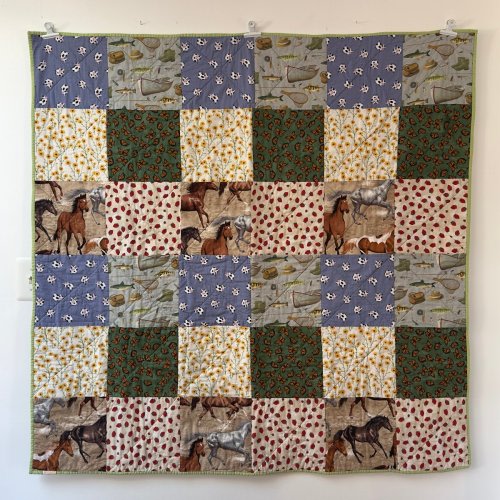 Horse & Friends Throw Quilt