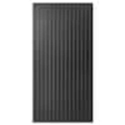 Art3dwallpanels Slat Design Black 2 ft. x 4 ft. Decorative PVC Drop Ceiling Tiles for Interior Wall Decor (96 sq.ft./Case) A109hd33BK